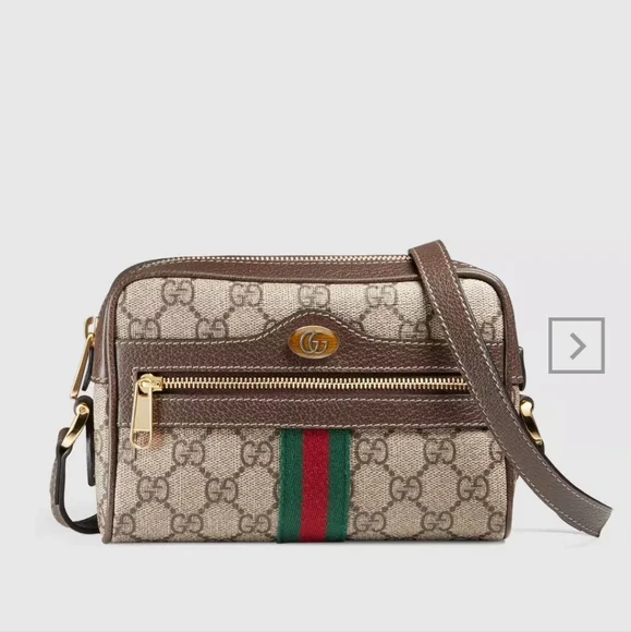 ๐2X HP๐ Authentic Gucci Ophidia GG Supreme Mini Bag - Picture 1 of 11